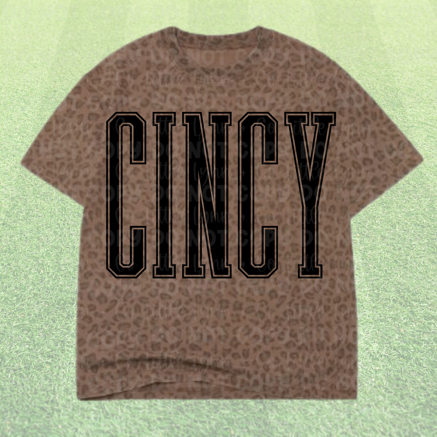 CINCINNATI Cheetah Varsity Tee