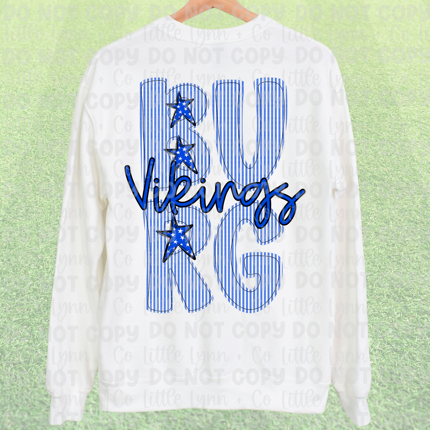 Big Blue Preppy Vikings