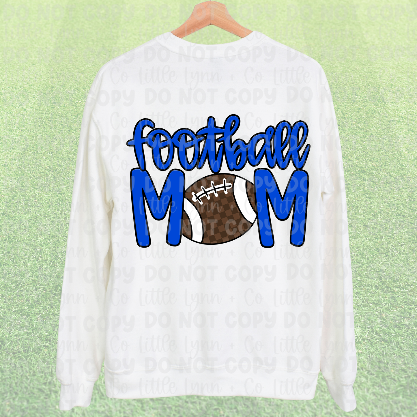 Football Mom Blue
