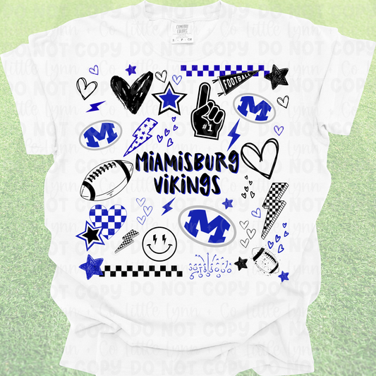 Vikings Football Doodle Spirit