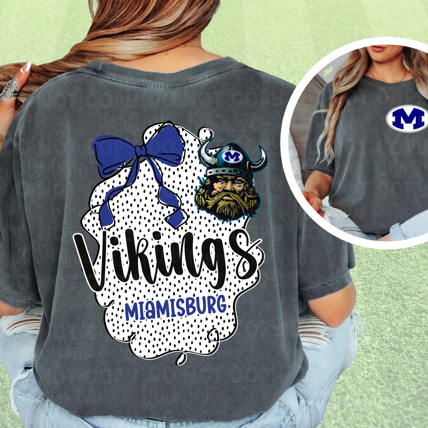 Vikings Bow Tee 2-Sided