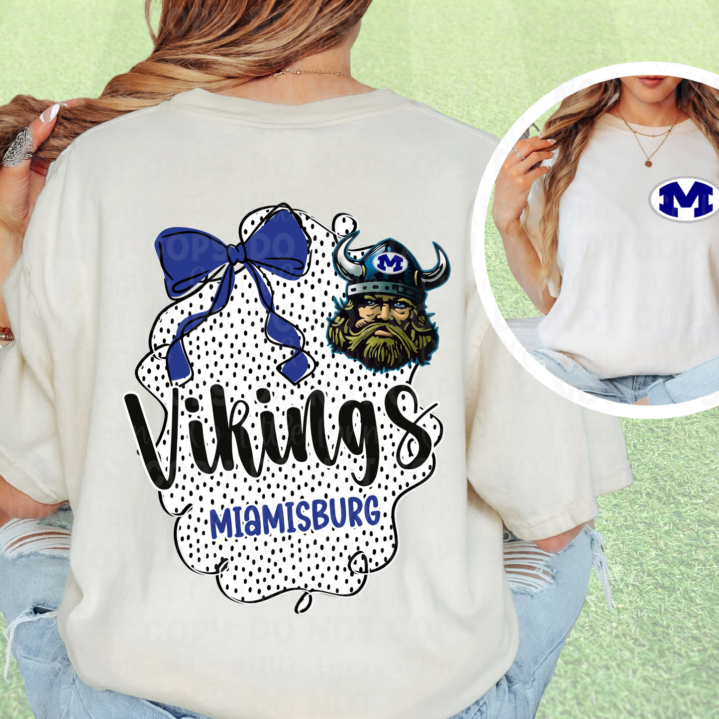 Vikings Bow Tee 2-Sided