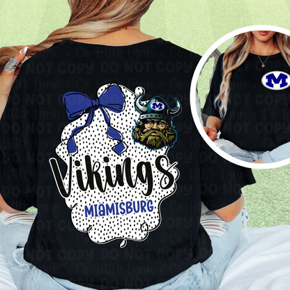 Vikings Bow Tee 2-Sided