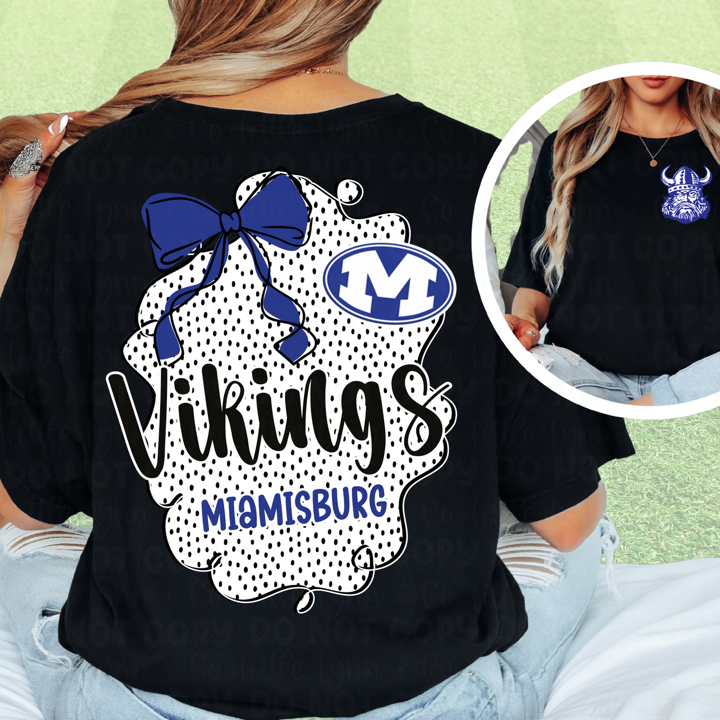 Vikings Bow Tee 2-Sided