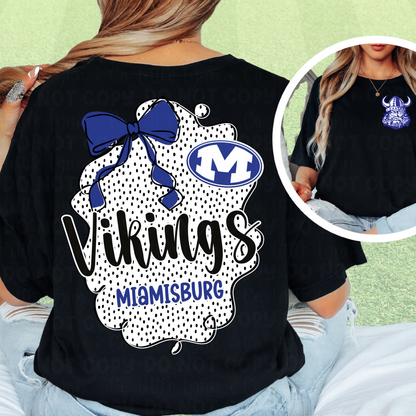 Vikings Bow Tee 2-Sided