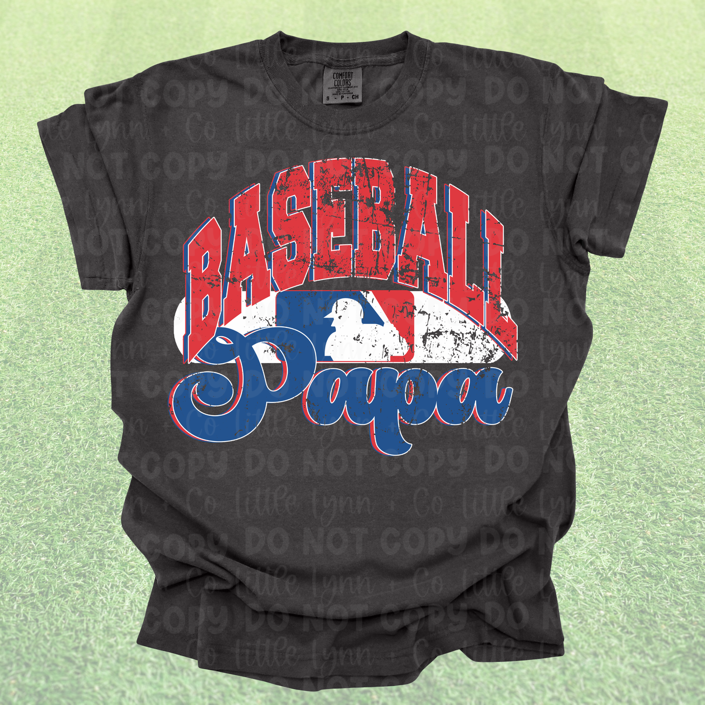 All-American Baseball Papa Tee