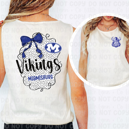 Vikings Bow Tee 2-Sided