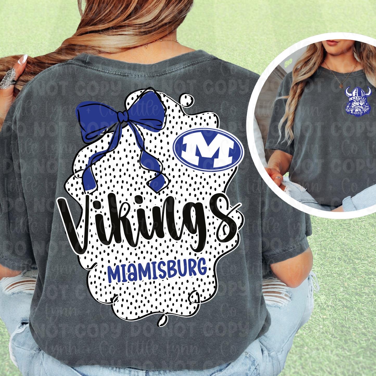 Vikings Bow Tee 2-Sided