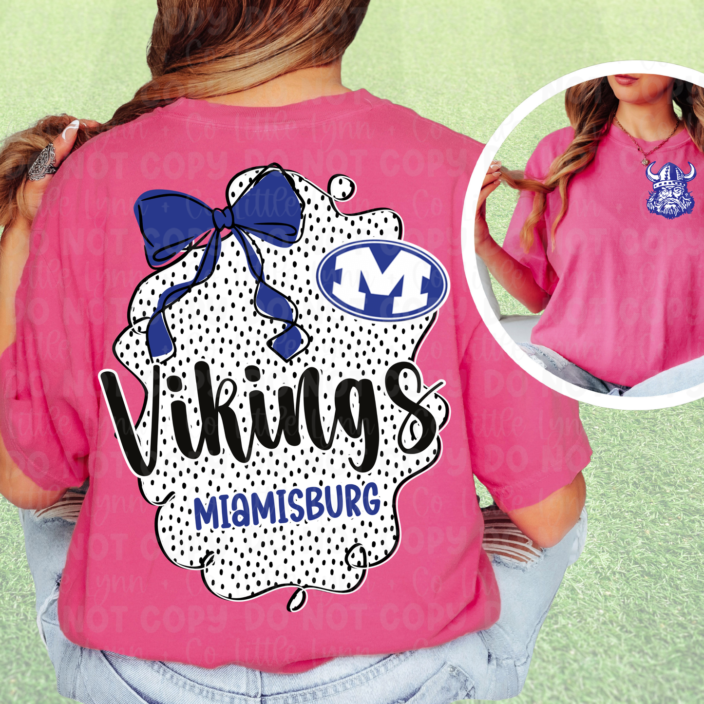 Vikings Bow Tee 2-Sided