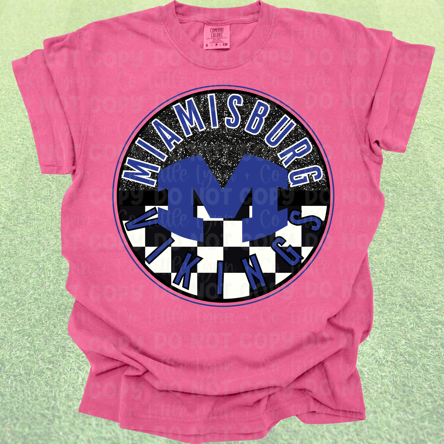 Vikings Checkered Circle