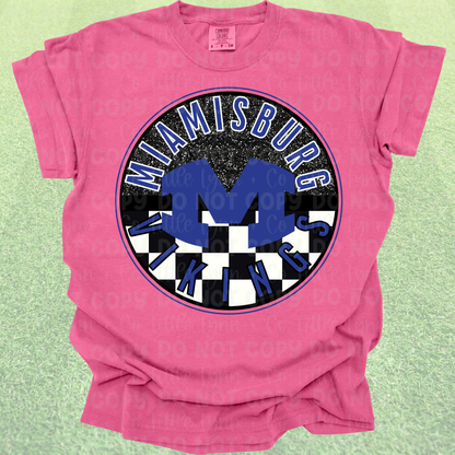Vikings Checkered Circle