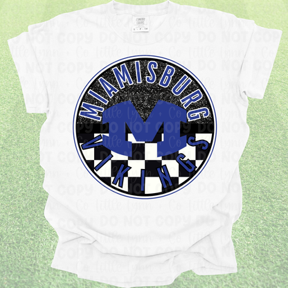 Vikings Checkered Circle