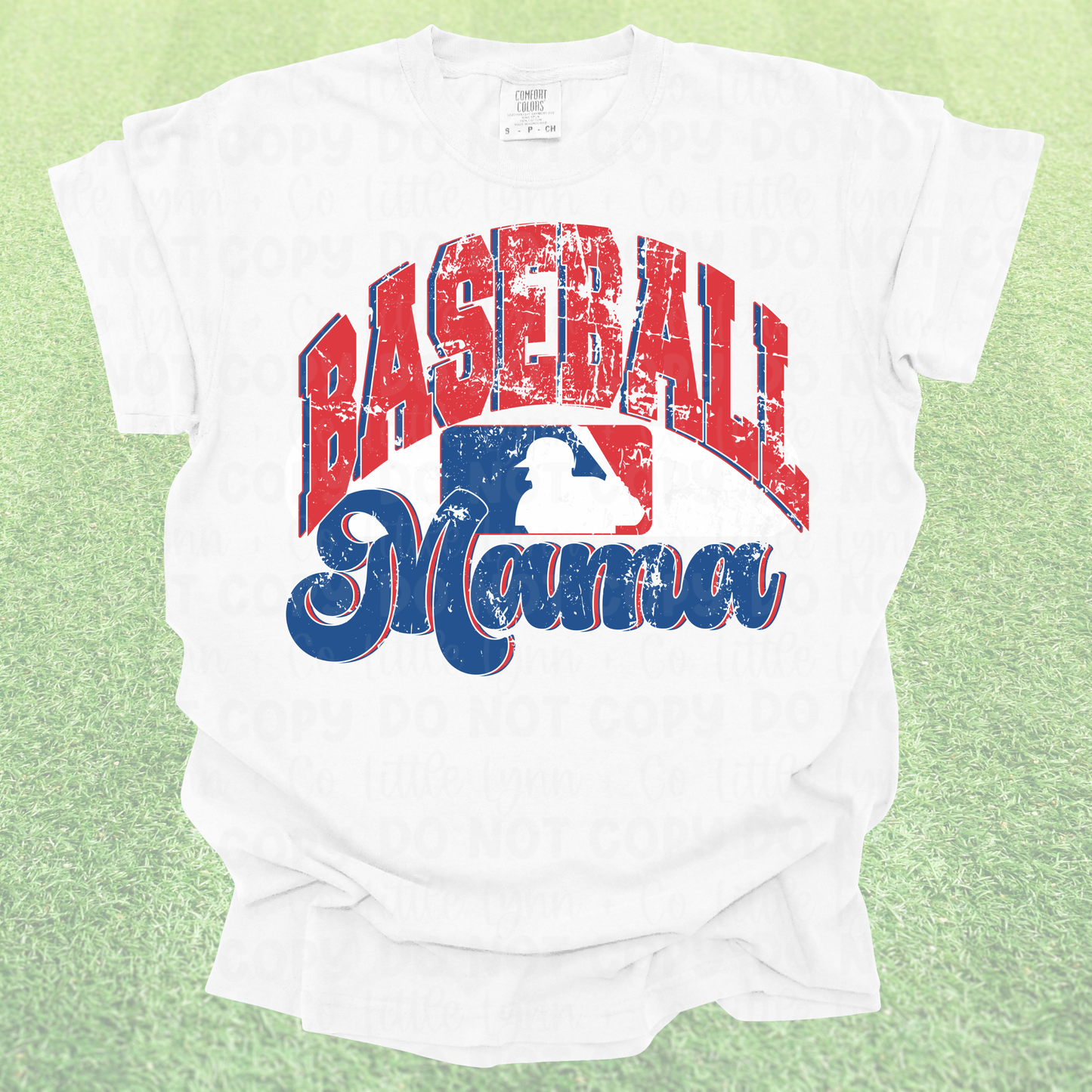 All-American Baseball Mama Tee