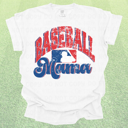 All-American Baseball Mama Tee