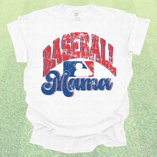 All-American Baseball Mama Tee