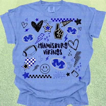 Vikings Football Doodle Spirit
