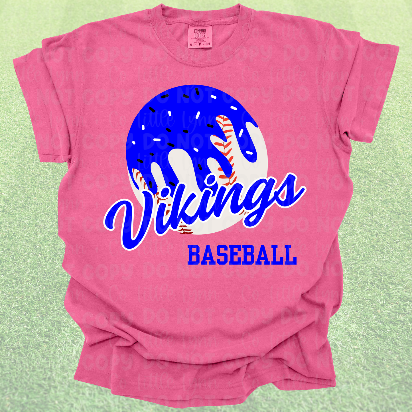Burg Baseball Blue Drip