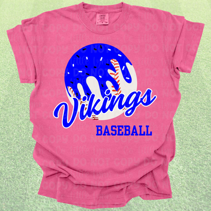 Burg Baseball Blue Drip