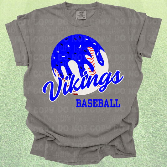 Burg Baseball Blue Drip
