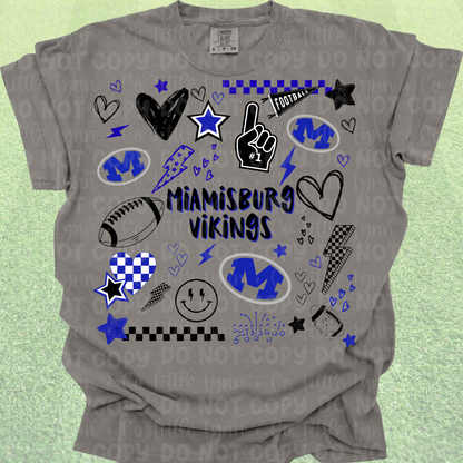 Vikings Football Doodle Spirit
