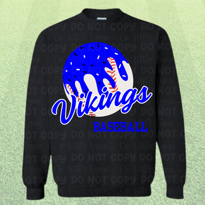 Burg Baseball Blue Drip