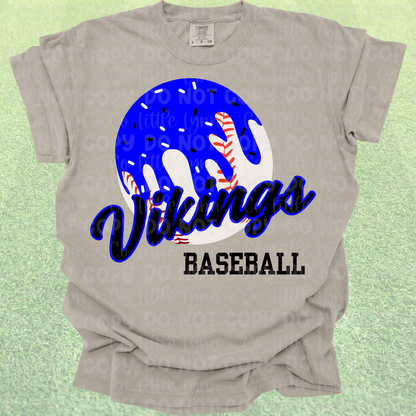 Burg Baseball Blue Drip