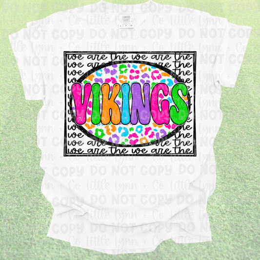 Color Pop Vikings Tee