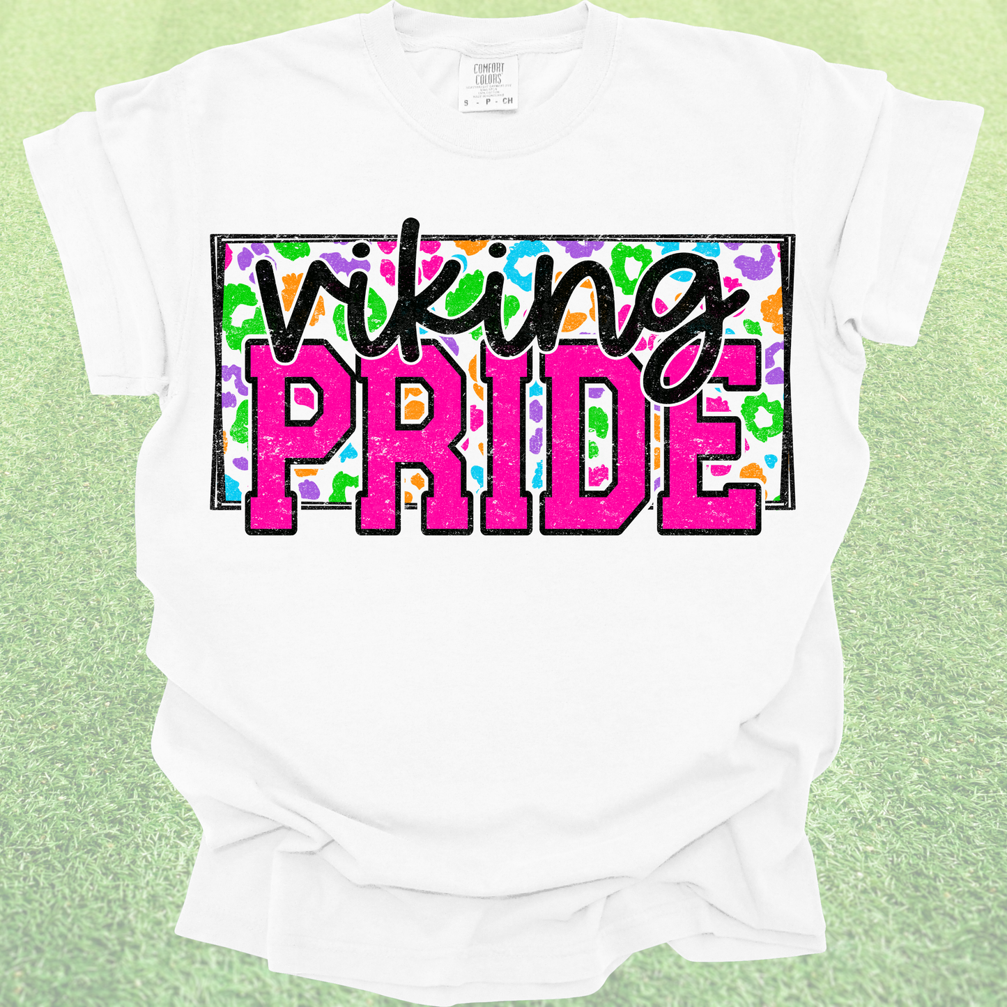 Neon Leopard Vikings Pride