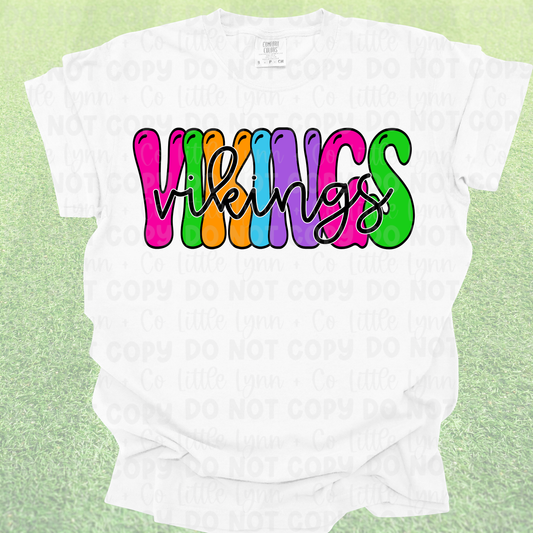 Rainbow Retro Vikings