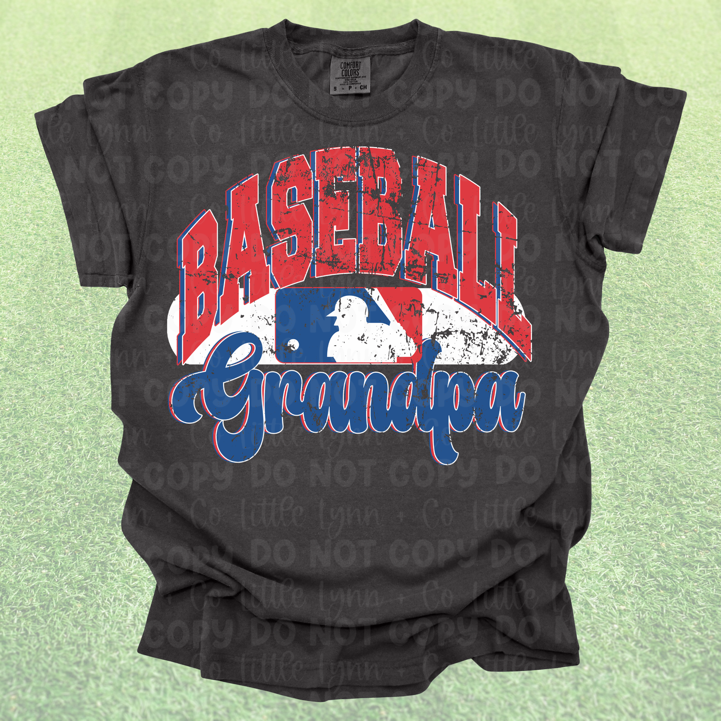 All-American Baseball Grandpa Tee