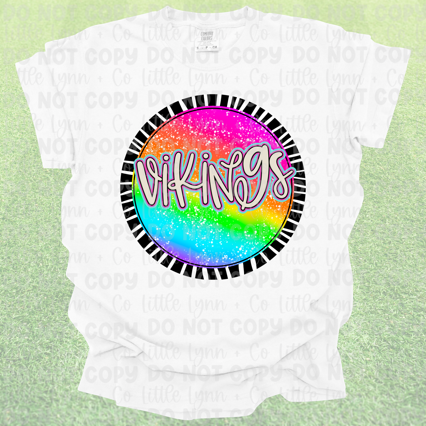 Retro Rainbow Vikings