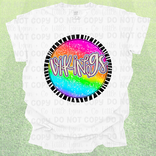Retro Rainbow Vikings