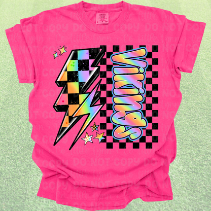 Neon Lightning Vikings