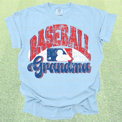 All-American Baseball Grandma Tee