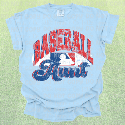 All-American Baseball Aunt Tee