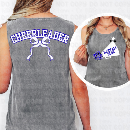 Burg WHITE Cheer Coach | Cheerleader | Mom