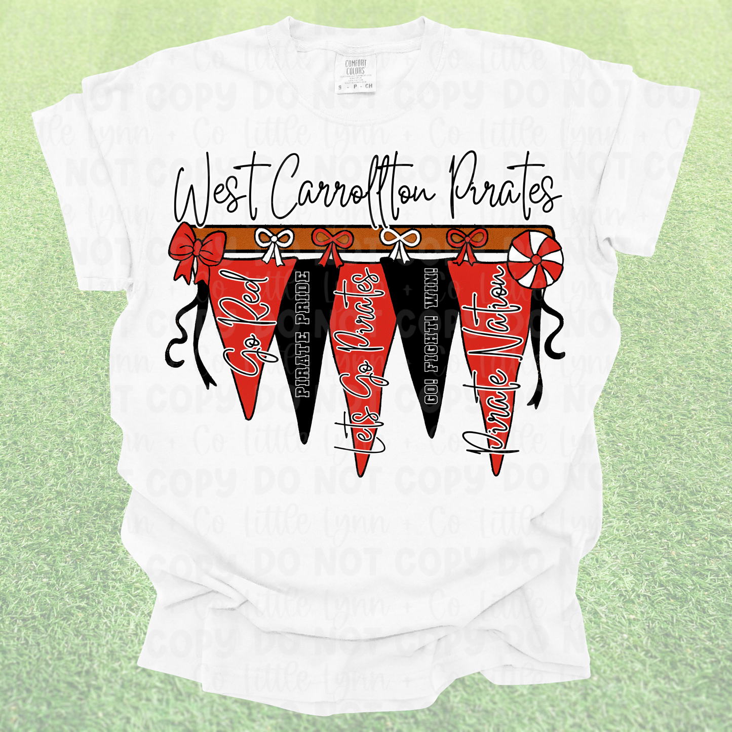 West Carrollton CUSTOM Pennant Tee (Copy)