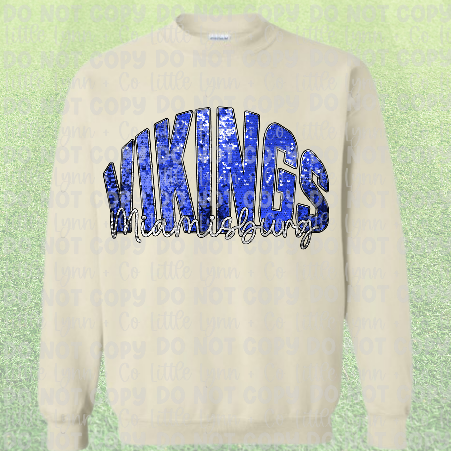 Vikings Faux Sequin