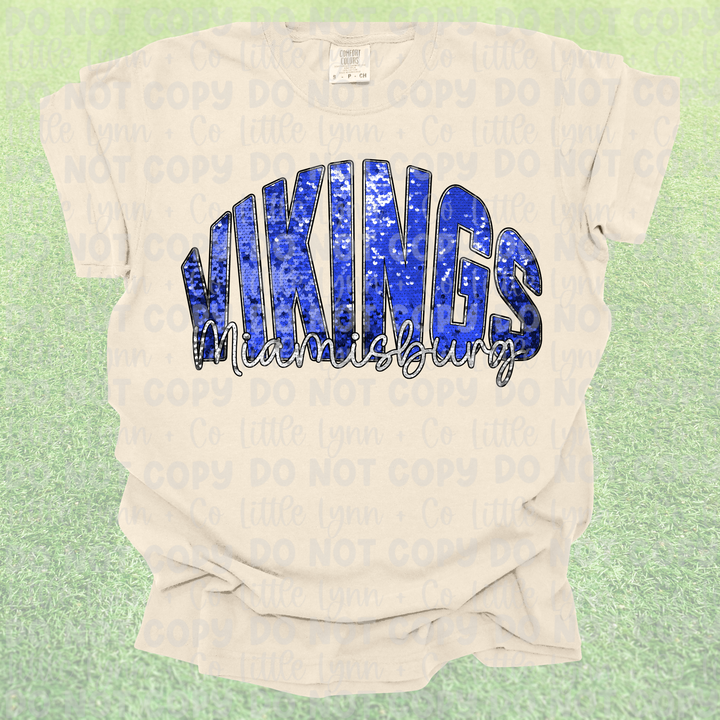 Vikings Faux Sequin