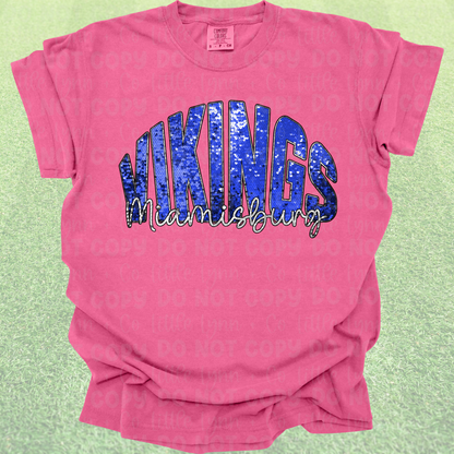 Vikings Faux Sequin