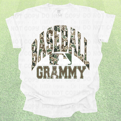 Camo Baseball Grammy Tee