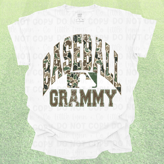 Camo Baseball Grammy Tee
