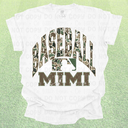 Camo Baseball Mimi Tee
