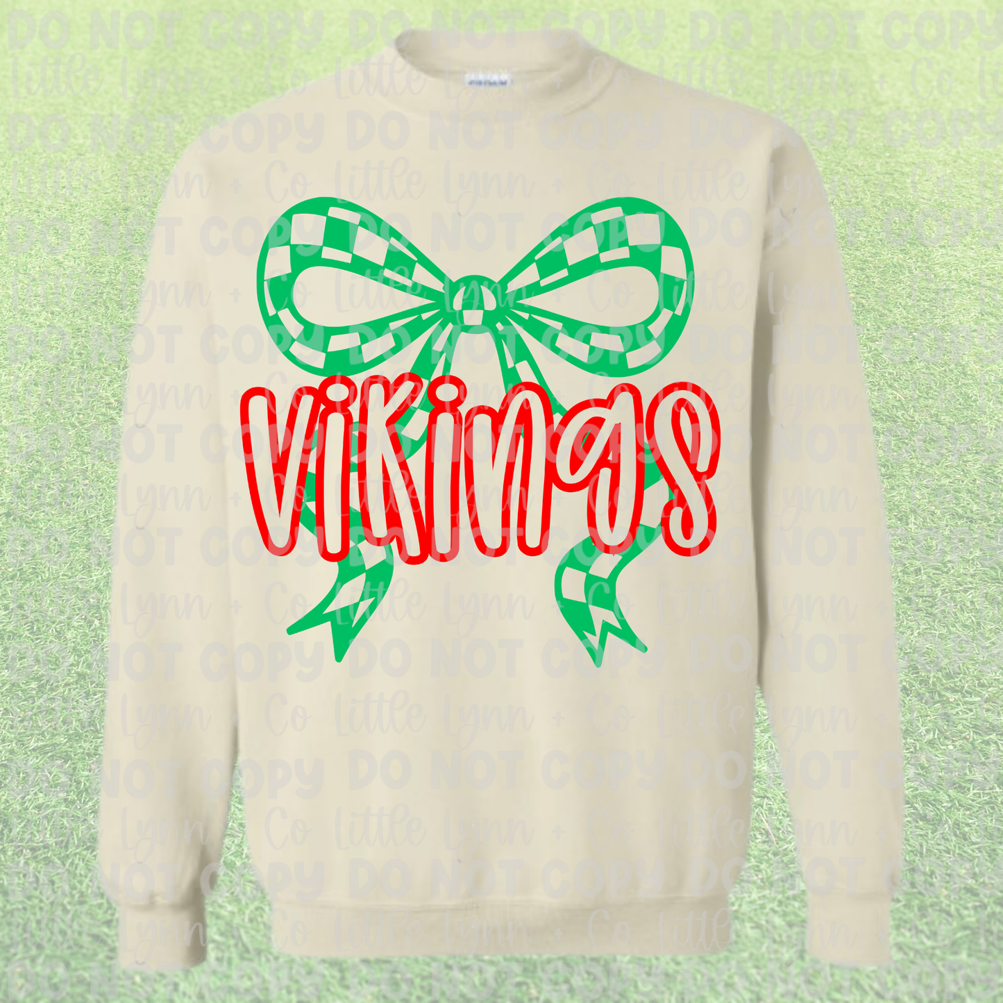 Vikings Big Holiday Bow