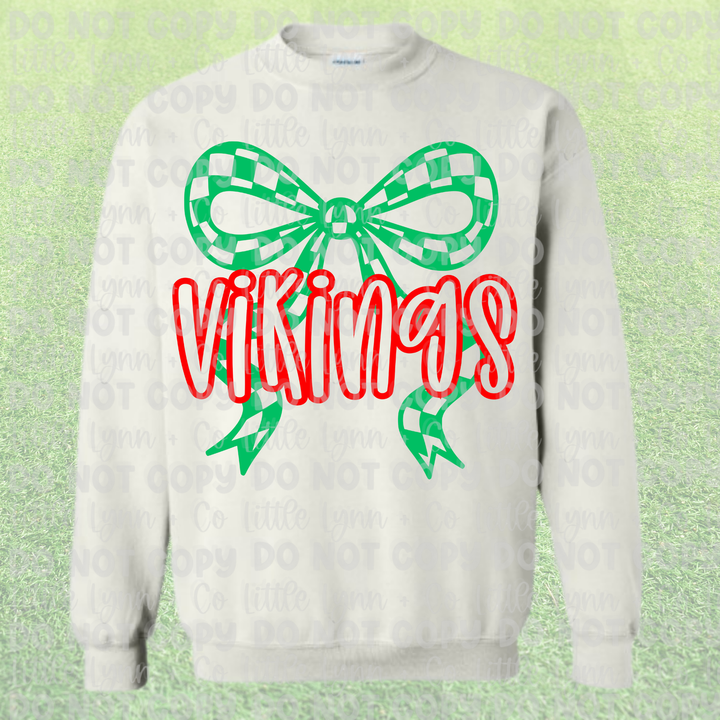 Vikings Big Holiday Bow
