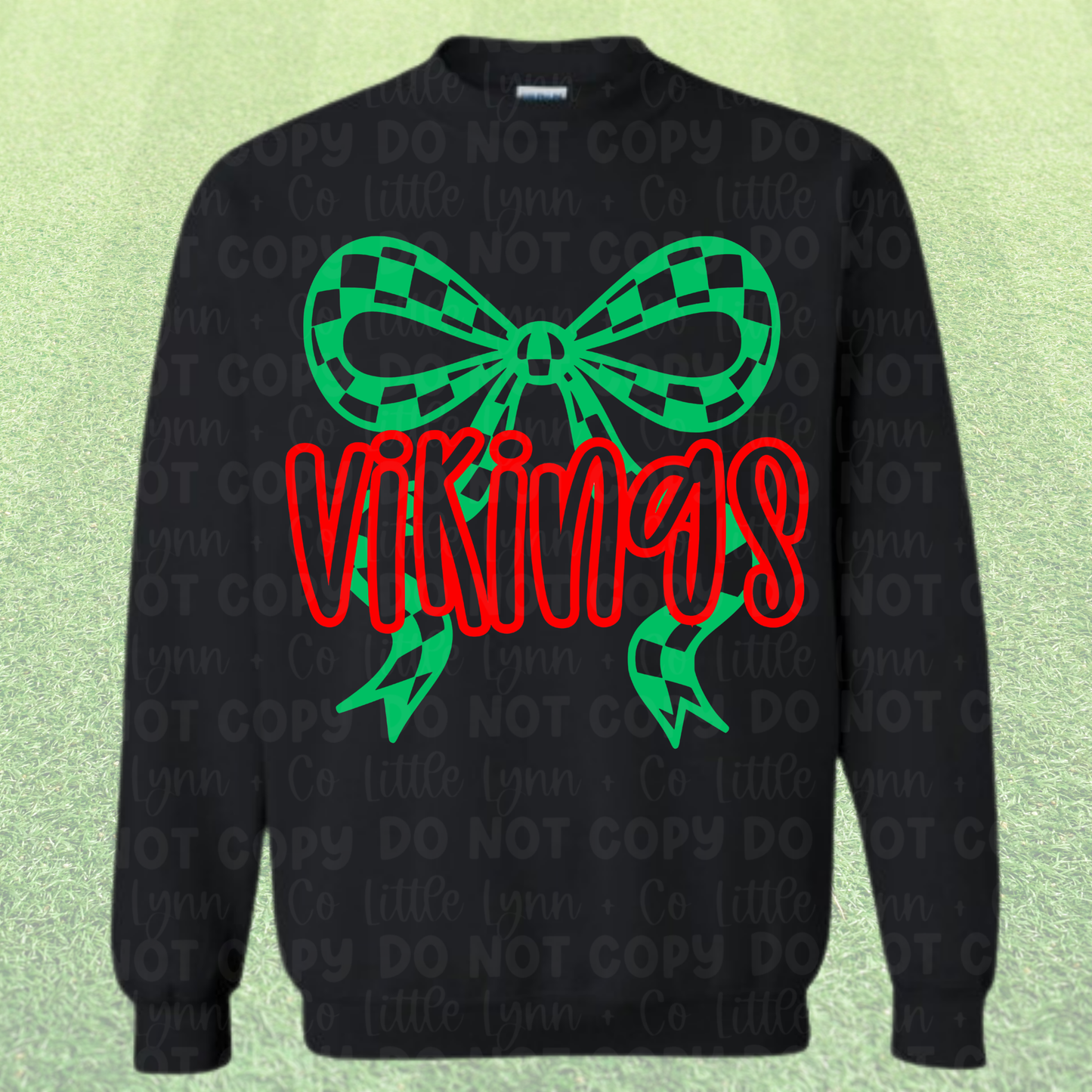 Vikings Big Holiday Bow