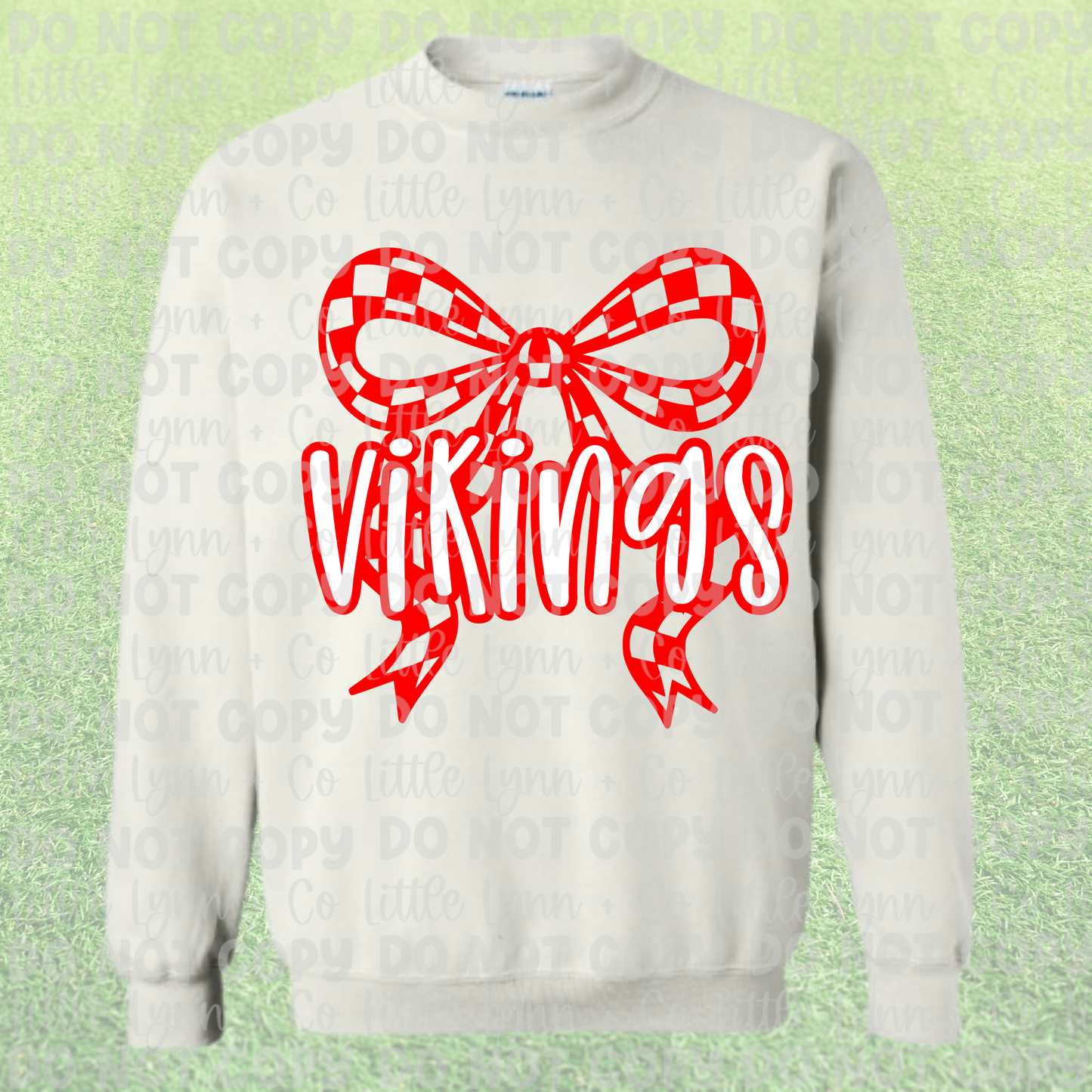 Vikings Big Holiday Bow