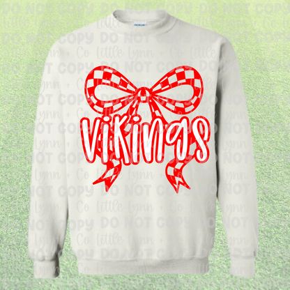 Vikings Big Holiday Bow