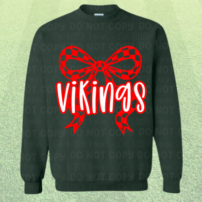 Vikings Big Holiday Bow