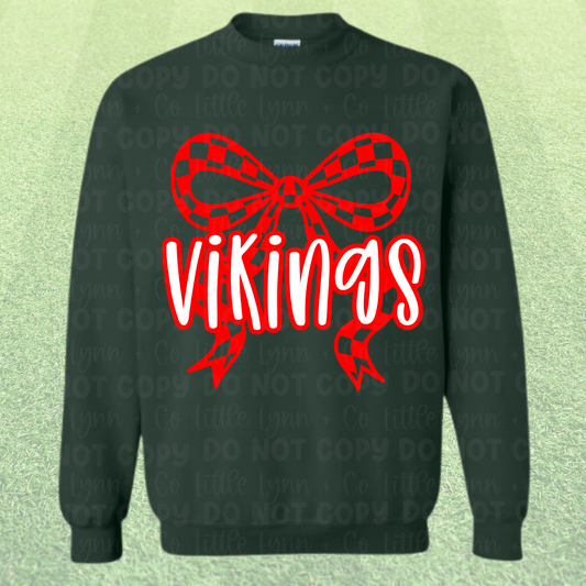 Vikings Big Holiday Bow